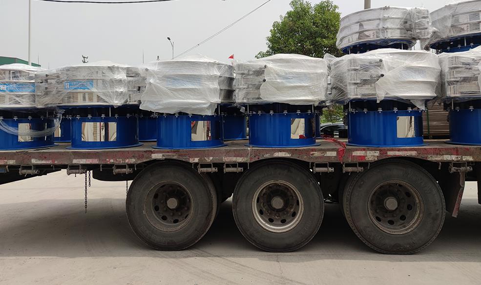 福建某杉超聲波發(fā)貨，38臺1200-2s不銹鋼防爆超聲波振動篩