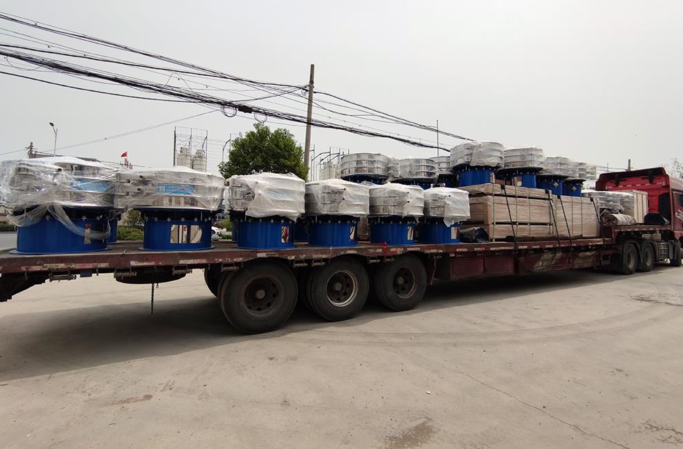 福建某杉超聲波發(fā)貨，38臺1200-2s不銹鋼防爆超聲波振動篩